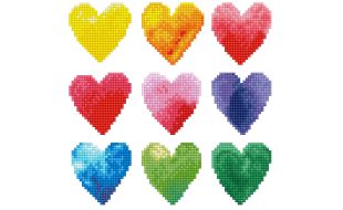 Diamond Dotz Love Rainbow Diamond Painting Kit