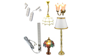 12V Lighting Set for 12th Scale Dolls House