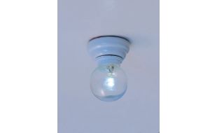 3V White Ceiling Globe Light for 12th Scale Dolls House