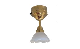 3V LED Tulip Ceiling Lamp for 12th Scale Dolls House