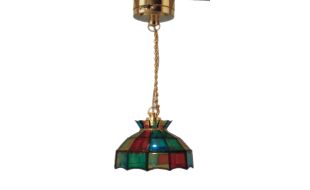 3V LED Hanging Tiffany Light for 12th Scale Dolls House