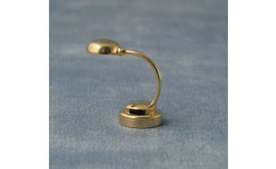 3V LED Brass Desk Light for 12th Scale Dolls House