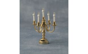 3V LED 5 Arm Candelabra for 12th Scale Dolls House