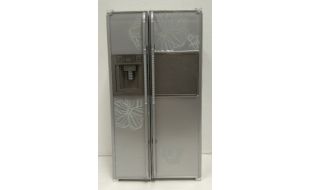 Silver Deluxe American Fridge for 12th Scale Dolls House