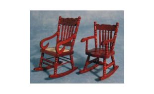 Rocking Chairs, 2 pieces for 12th Scale Dolls House