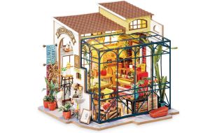 Rolife Emily's Flower Shop DIY Miniature Dollhouse Kit