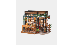Rolife Tipsy Restaurant DIY Miniature Dollhouse Kit