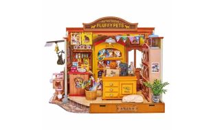 Rolife Fluffy Friends Hub DIY Miniature Dollhouse Kit