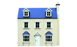 Painted Cream Pippin Cottage 12th Scale Ready to Assemble Dolls House