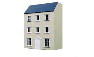Painted Cream Weymouth House 12th Scale Ready to Assemble Dolls House