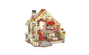 Rolife Sunlit Farmhouse Kitchen DIY Miniature Dollhouse Kit