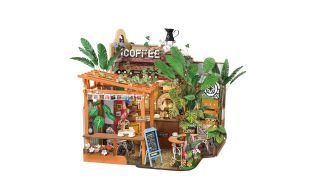 Rolife Leafree Café DIY Miniature Dollhouse Kit
