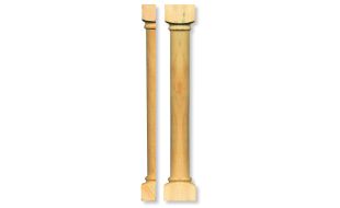 Wooden Pillars 175mm Full and Half for 12th Scale Dolls House