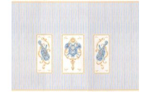 Music Room Wallpaper for 12th Scale Dolls House