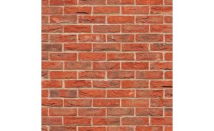 3D Effect Brick Style Embossed Red Brick Wallpaper for 12th Scale Dolls House