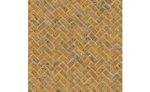 Embossed Yellow Brick Herringbone for 12th Scale Dolls House