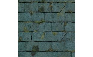 Embossed Old Dark Roof Slates for 12th Scale Dolls House