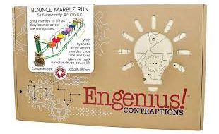 Cheatwell Engenius: Bounce Marble Run Wooden Model Kit