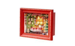 Rolife Christmas Eve Party Story Frame DIY Miniature Dollhouse Kit