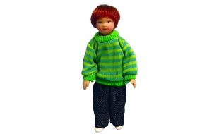 Porcelain Boy In Sweater for 12th Scale Dolls House