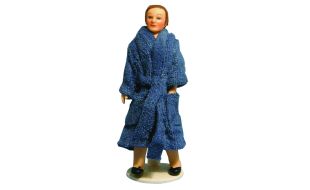 Poseable Man In Robe for 12th Scale Dolls House