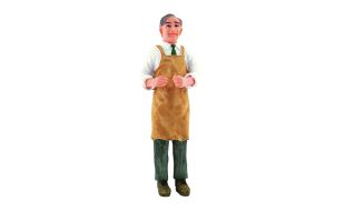 Resin Shop Keeper Figure for 12th Scale Dolls House