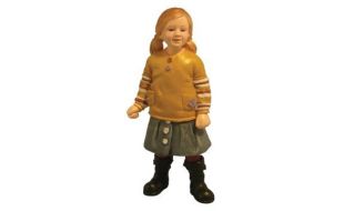 Modern Little Girl in Skirt for 12th Scale Dolls House