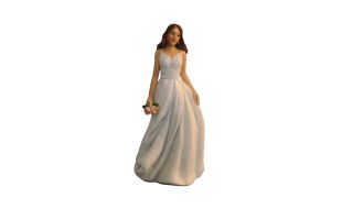 Modern Bride Dolls House Figure