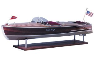 Dumas 1/8 Scale Chris Craft Racing Runabout 1949 Wooden Model Boat Kit