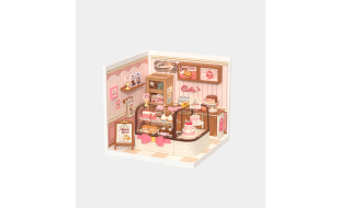 Rolife Tasty Cake Shop Plastic DIY Miniature Dollhouse Kit 