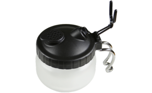 Sparmax Spray Out Cleaning Pot with Airbrush Hanger