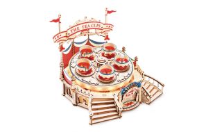 ROKR Tilt-A-Whirl Music Box Wooden Model Kit