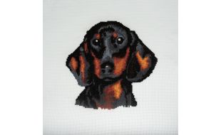 Trimits Dachshund Large Counted Cross Stitch Kit