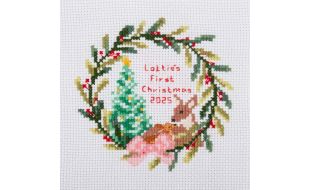Trimits Baby's First Christmas Mini Counted Cross Stitch Kit