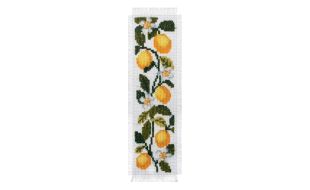 Trimits Lemon Counted Cross Stitch Bookmark Kit