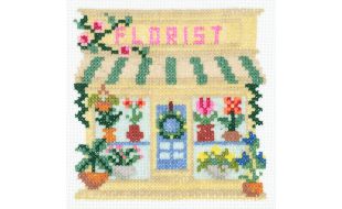 Trimits Florist Mini Counted Cross Stitch Kit