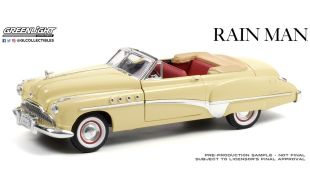 Greenlight 1/18 Scale Rain Man (1988 film) Charlie Babbitts 1949 Buick Roadmaster Die Cast Model