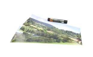 Gaugemaster British Town Large Photo Backscene (2744x304mm) OO Gauge
