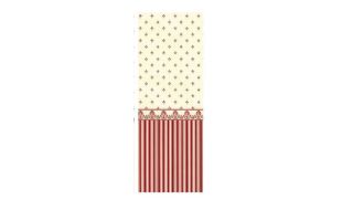 Grosvenor Red Wallpaper for 12th Scale Dolls House
