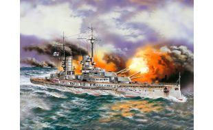 ICM 1/350 Scale Markgraf' WWI German Battleship Model Kit