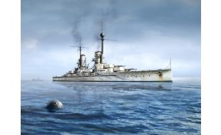 ICM 1/700 Scale Kronprinz' WWI German Battleship Model Kit