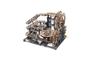 ROKR Night City Marble Run Wooden Model Kit