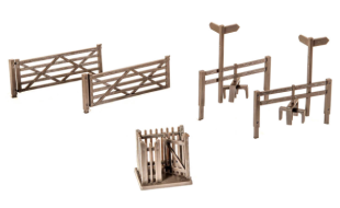 Peco 2 Field Gates 2 Styles 1 Wicket Gate OO Gauge