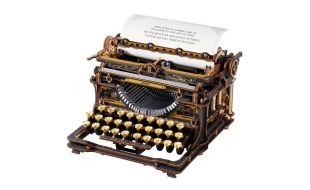 ROKR Classical Mechanical Typewriter Wooden Model Kit