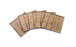 Scale Model Scenery Pre-Cut 6FT Fence Panels OO Gauge