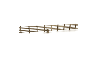 Scale Model Scenery Laser Cut 4ft Post & Rail Lineside Fencing OO Gauge