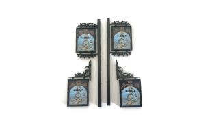Scale Model Scenery Laser Cut Pub Signs (Pack of 4) OO Gauge