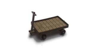 Scale Model Scenery GWR Luggage Trolley (Pack of 3) OO Gauge