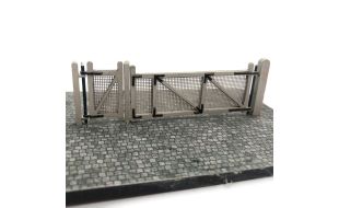 Scale Model Scenery Crossing/Yard Gates (NYMR/Goathland Style) OO Gauge