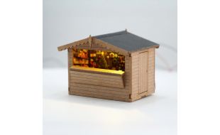 Scale Model Scenery Christmas Market Stall OO Gauge